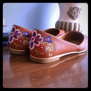 Embroidered Flats by Celebrity Pink